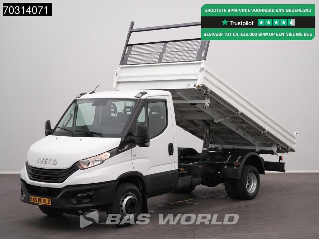 Iveco Daily 72C21 3.0L Automaat Driezijdige Kipper Dubbelluc, Auto's, Stof, Gebruikt, Euro 6, 4 cilinders