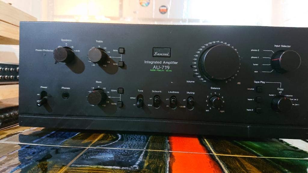 Sansui AU-719, Enlèvement, Comme neuf, 60 à 120 watts