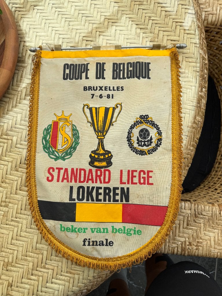 Vintage voetbalwimpel, Verzamelen, Ophalen, Zo goed als nieuw, Vaantje of Sjaal