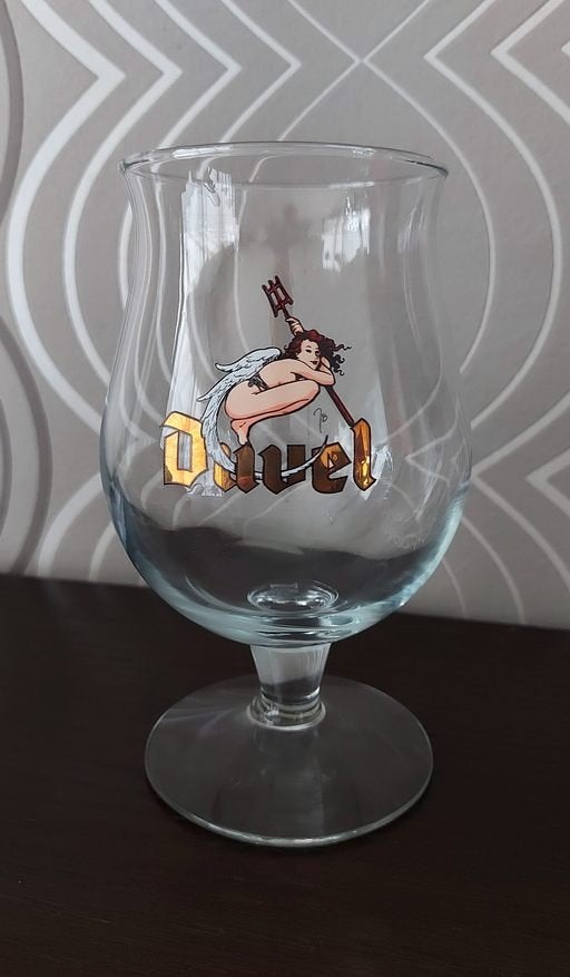 Duvel glas 'Hopduivelin', Verzamelen, Glas en Drinkglazen, Ophalen of Verzenden, Bierglas