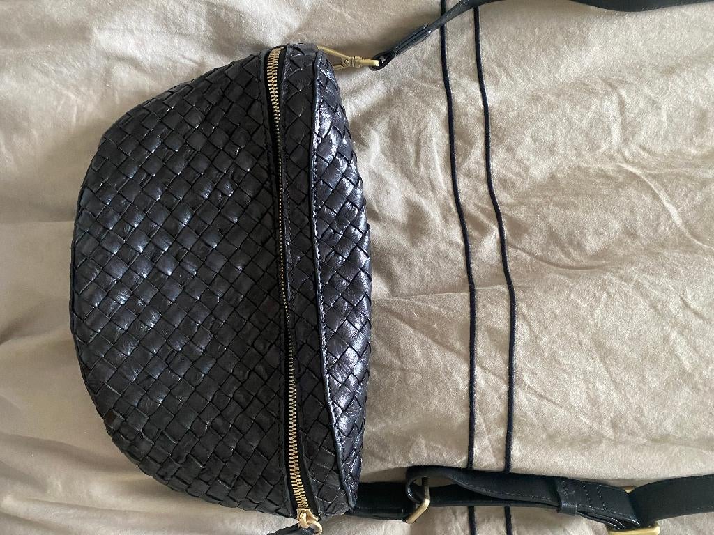 Crossbody Allan K zwart, Ophalen of Verzenden, Zo goed als nieuw, Zwart, Schoudertasje