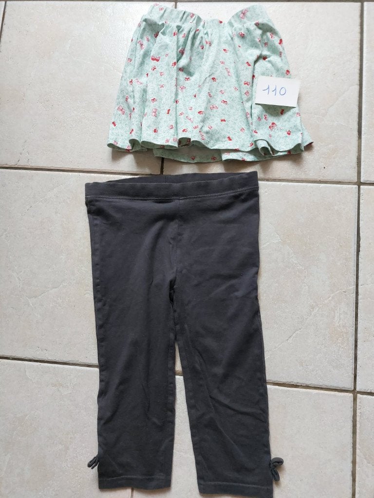 Meisje Maat 110 Rok & Legging Alles 4 €, Kinderen en Baby's, Kinderkleding | Maat 110, Ophalen, Zo goed als nieuw, Meisje