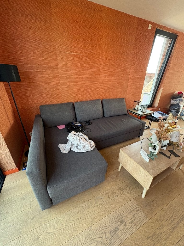 Zetel te koop, Ophalen, Gebruikt, 100 tot 125 cm, 150 tot 200 cm