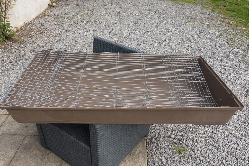 cage à lapin, Cage, Cobaye, Enlèvement, Utilisé
