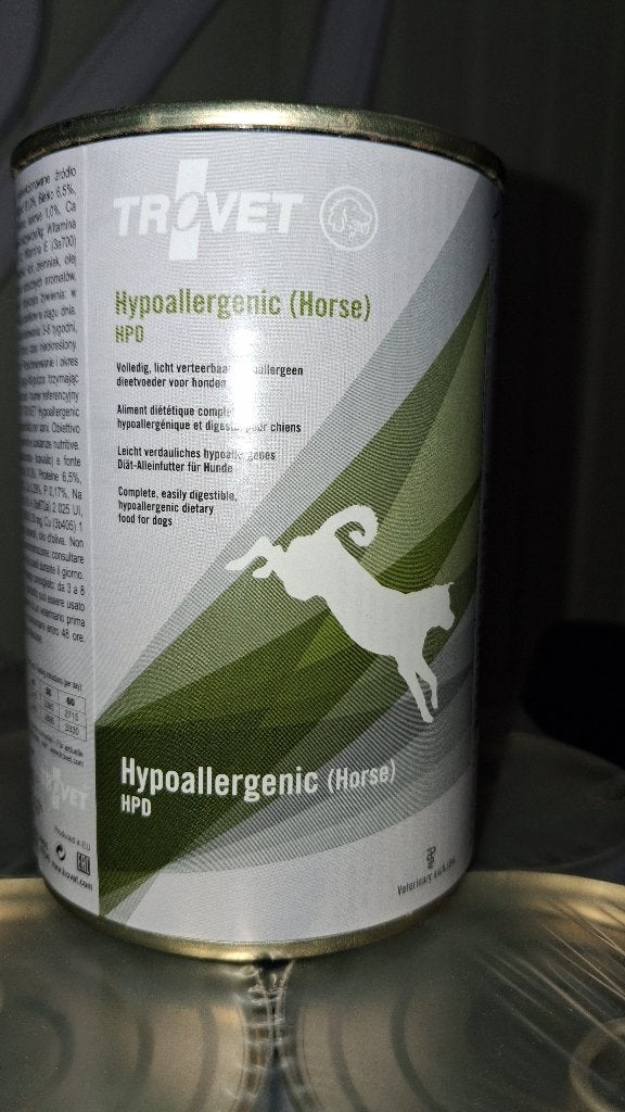 30 blikken van Trovet Hypoallergenic Paard HPD hondenvoer, Ophalen of Verzenden, Hond