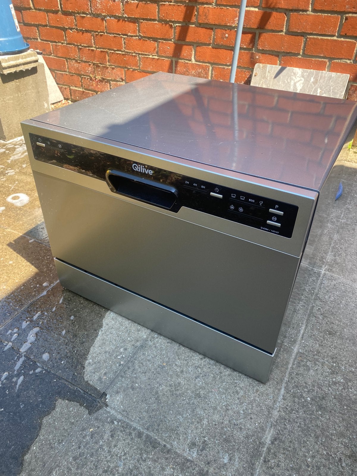 Mini lave vaisselle Qilive, Electroménager, Lave-vaisselle, Enlèvement ou Envoi, Comme neuf, Moins de 85 cm, Autoportant