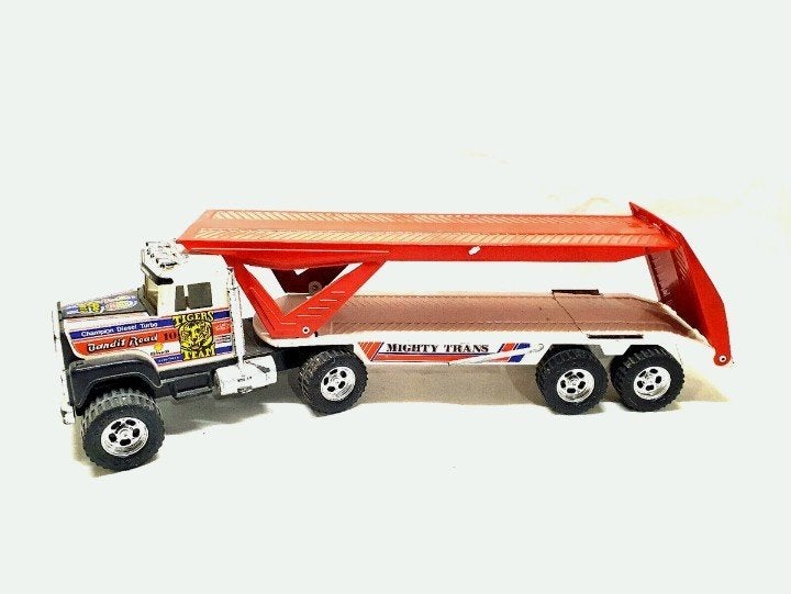 Camionneur Gozan vintage en métal 1980, Enlèvement ou Envoi, Comme neuf, Bus ou Camion