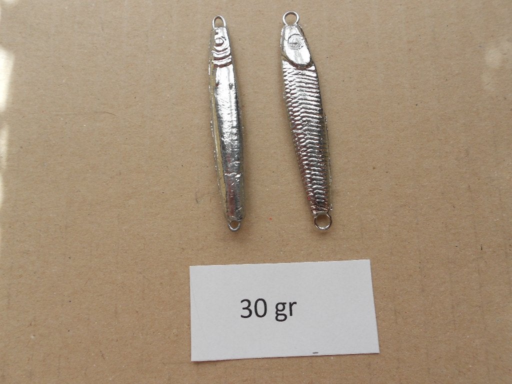 verchroomde pilkers van 30 gr en 40 gr, Ophalen of Verzenden, Nieuw