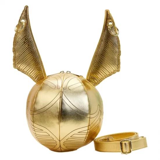 Harry Potter: Snitch Gold Loungefly schoudertas, Verzamelen, Harry Potter, Verzenden, ..., Replica, ...