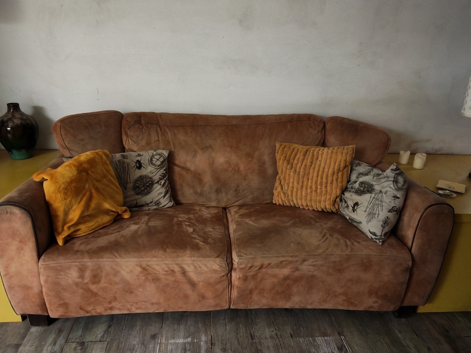 2 persoonsbank, Maison & Meubles, 75 à 100 cm, 200 à 250 cm, Banc droit, Enlèvement