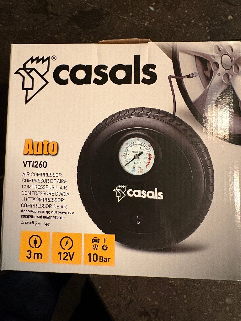 Luchtcompressor Casals VTI260, Ophalen of Verzenden, Nieuw