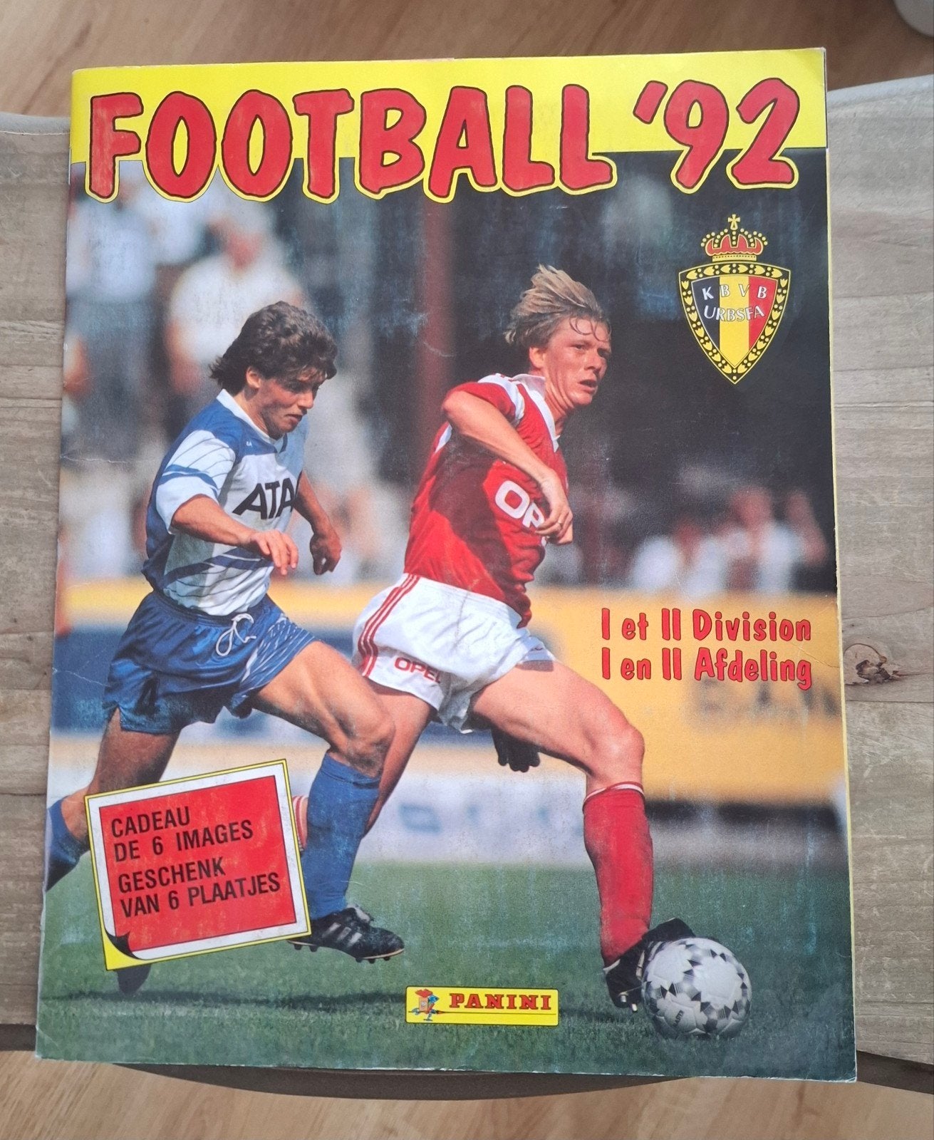 panini album complet football belge 1992 belgium Belgique, Collections