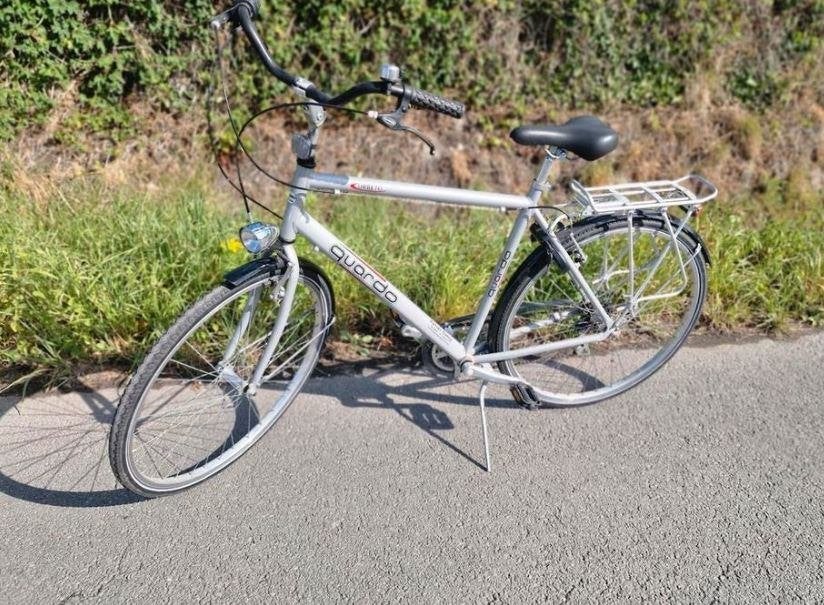 heren fiets, Fietsen en Brommers, 53 tot 57 cm, Ophalen, Gebruikt, Velgrem