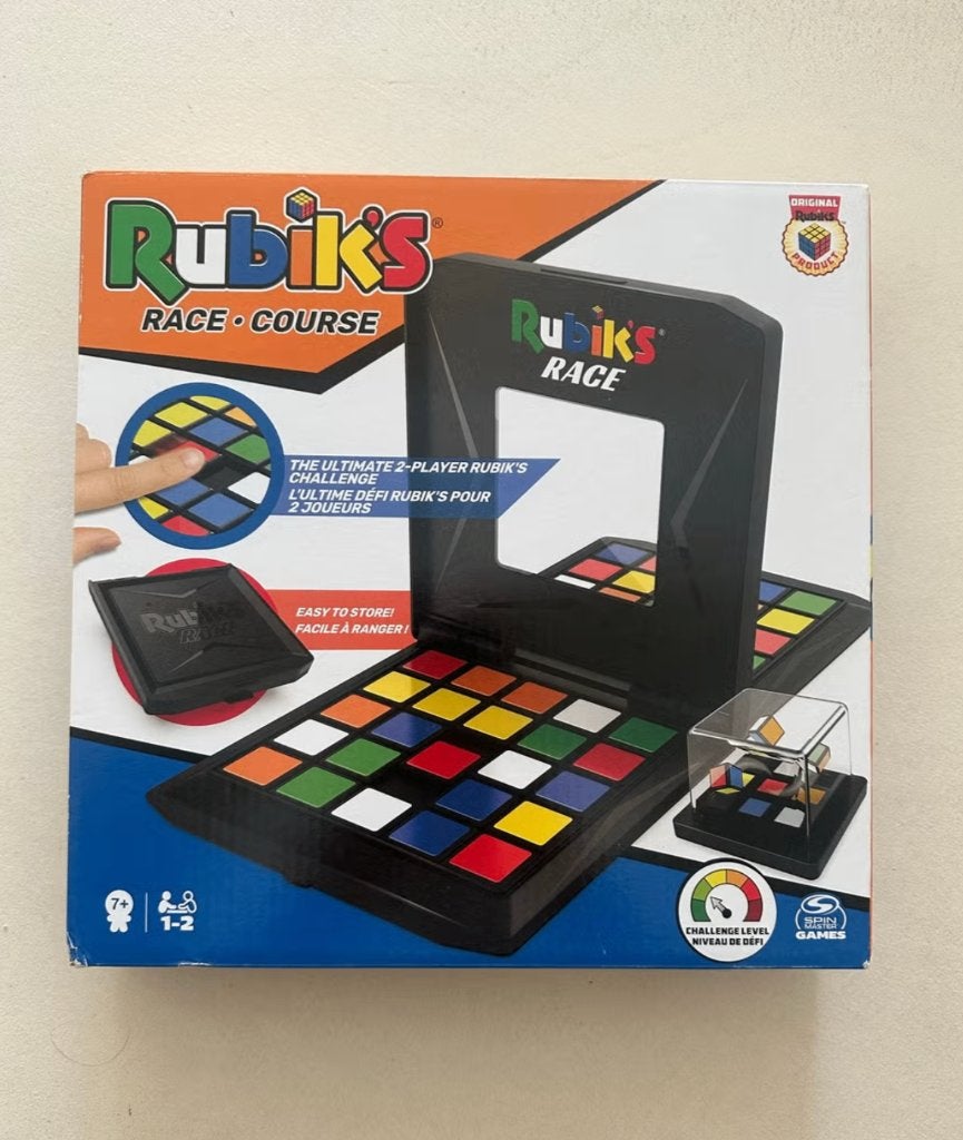 Rubik’s Race – 2-spelers puzzelspel – compleet met doos, Hobby en Vrije tijd, Een of twee spelers, Ophalen of Verzenden, Zo goed als nieuw
