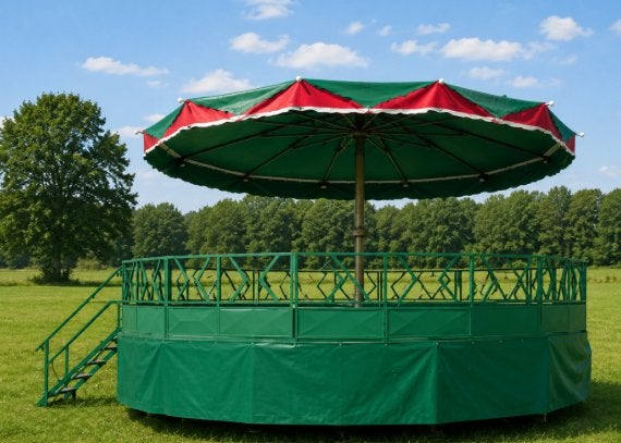 Opvouwbare hydraulische muziektent kiosk, podium, Muziek en Instrumenten, Overige Muziek en Instrumenten, Ophalen, Gebruikt