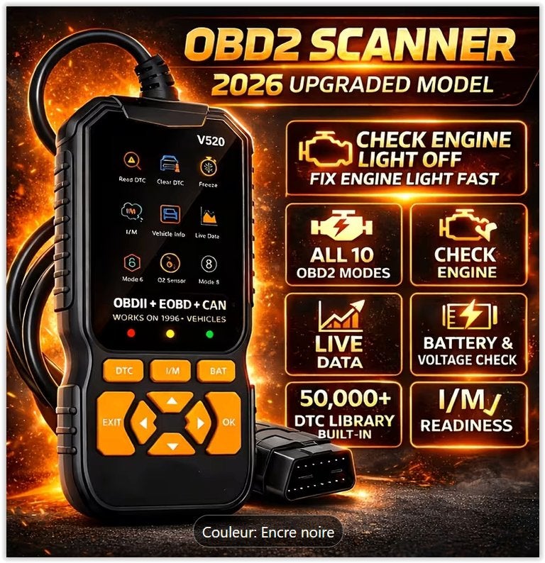 Scanner OBD2 Professionnel - Lecteur de codes, Ophalen of Verzenden, Nieuw