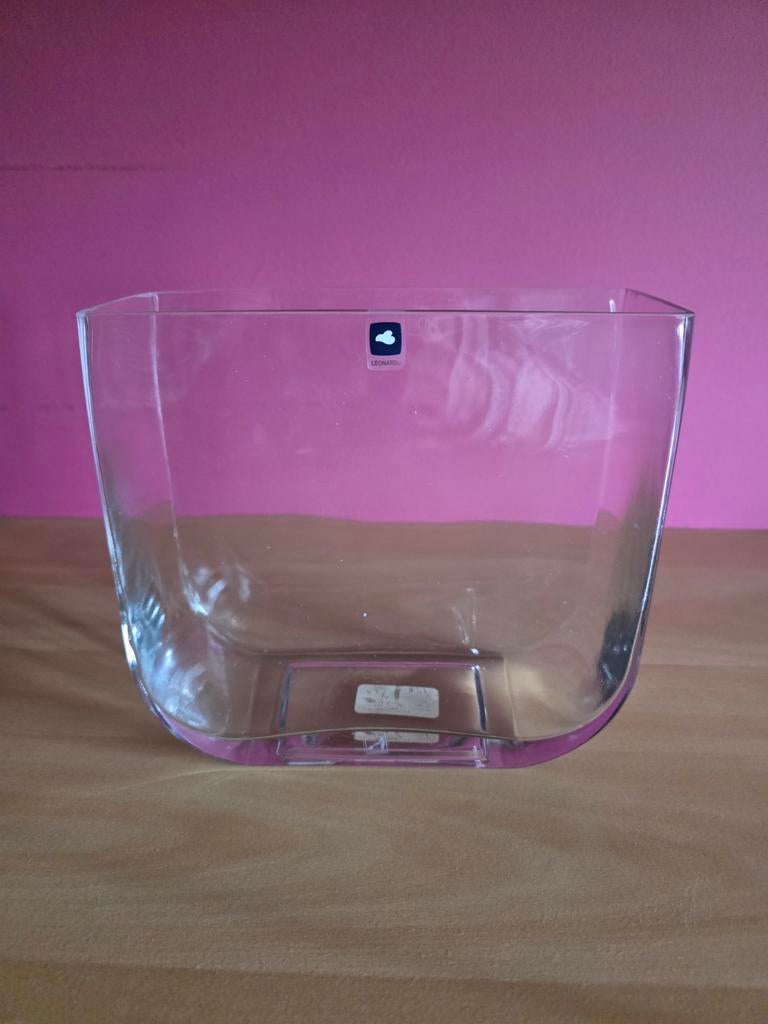 Vaas leonardo, Ophalen, Gebruikt, Glas, Minder dan 50 cm