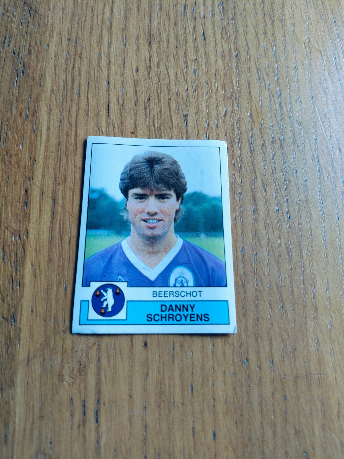 Panini sticker Football 88 Danny Schroyens Beerschot, Hobby en Vrije tijd, Stickers en Plaatjes, Ophalen of Verzenden, Sticker