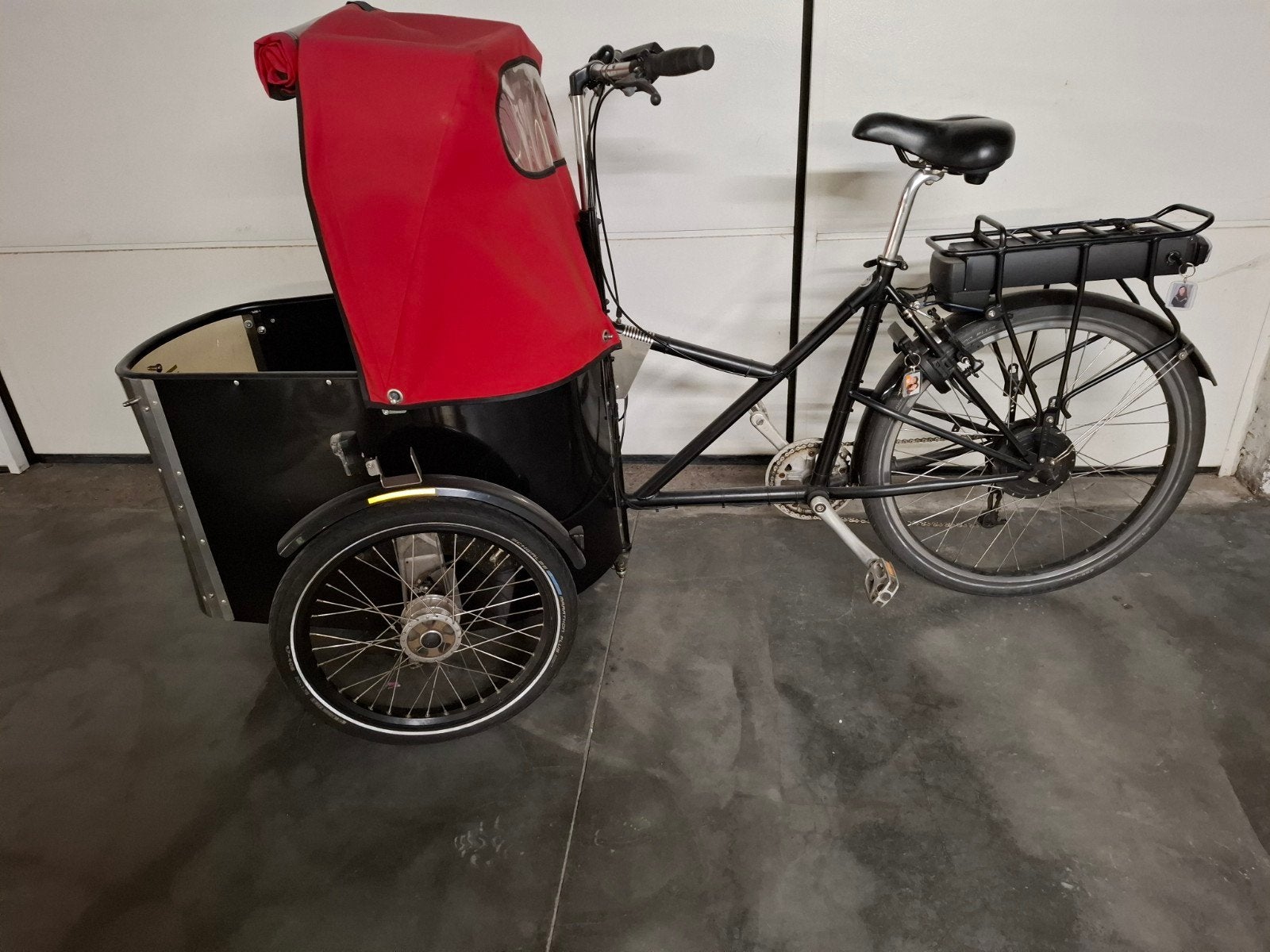 Nihola bakfiets, Ophalen
