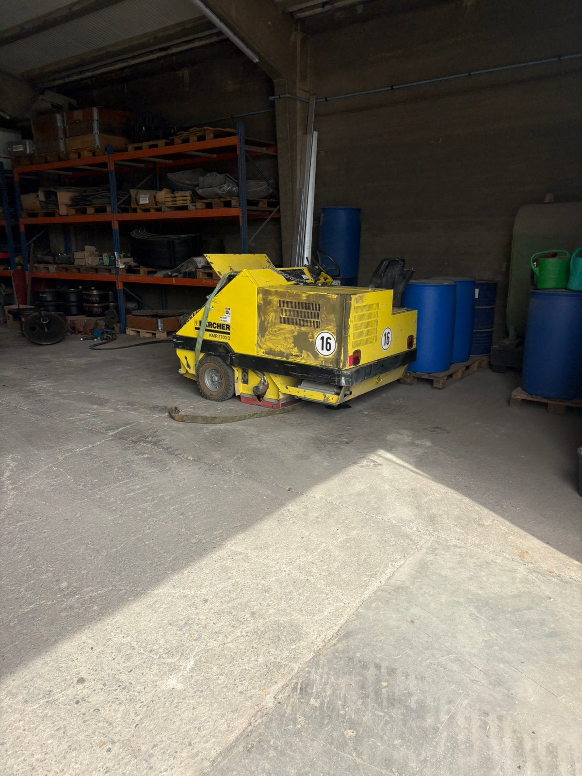 Karcher KMR 170, Ophalen