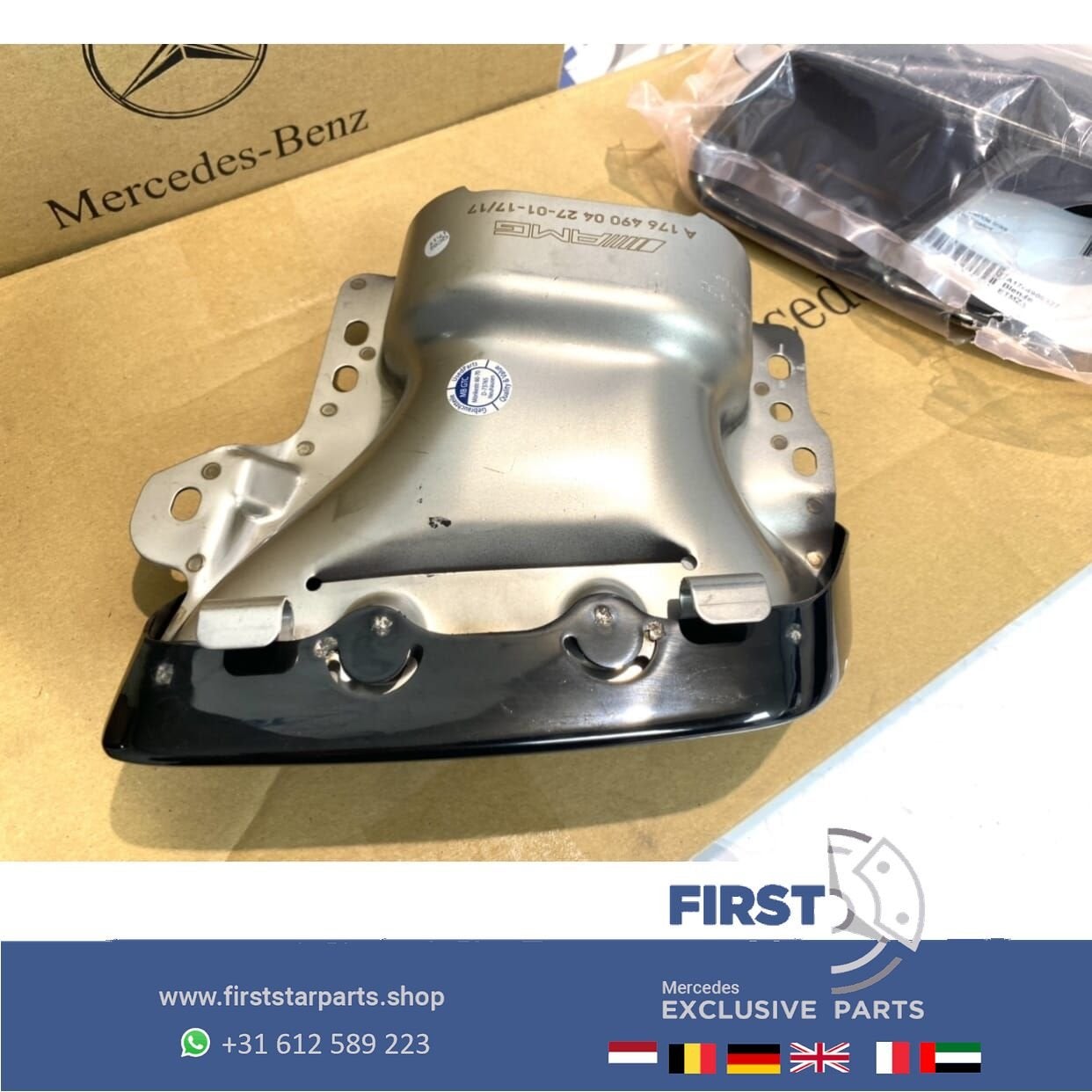 W176 A45 W117 CLA45 W156 GLA45 AMG UITLAATSIERSTUKKEN SET ZW, Utilisé, -, -, Enlèvement ou Envoi