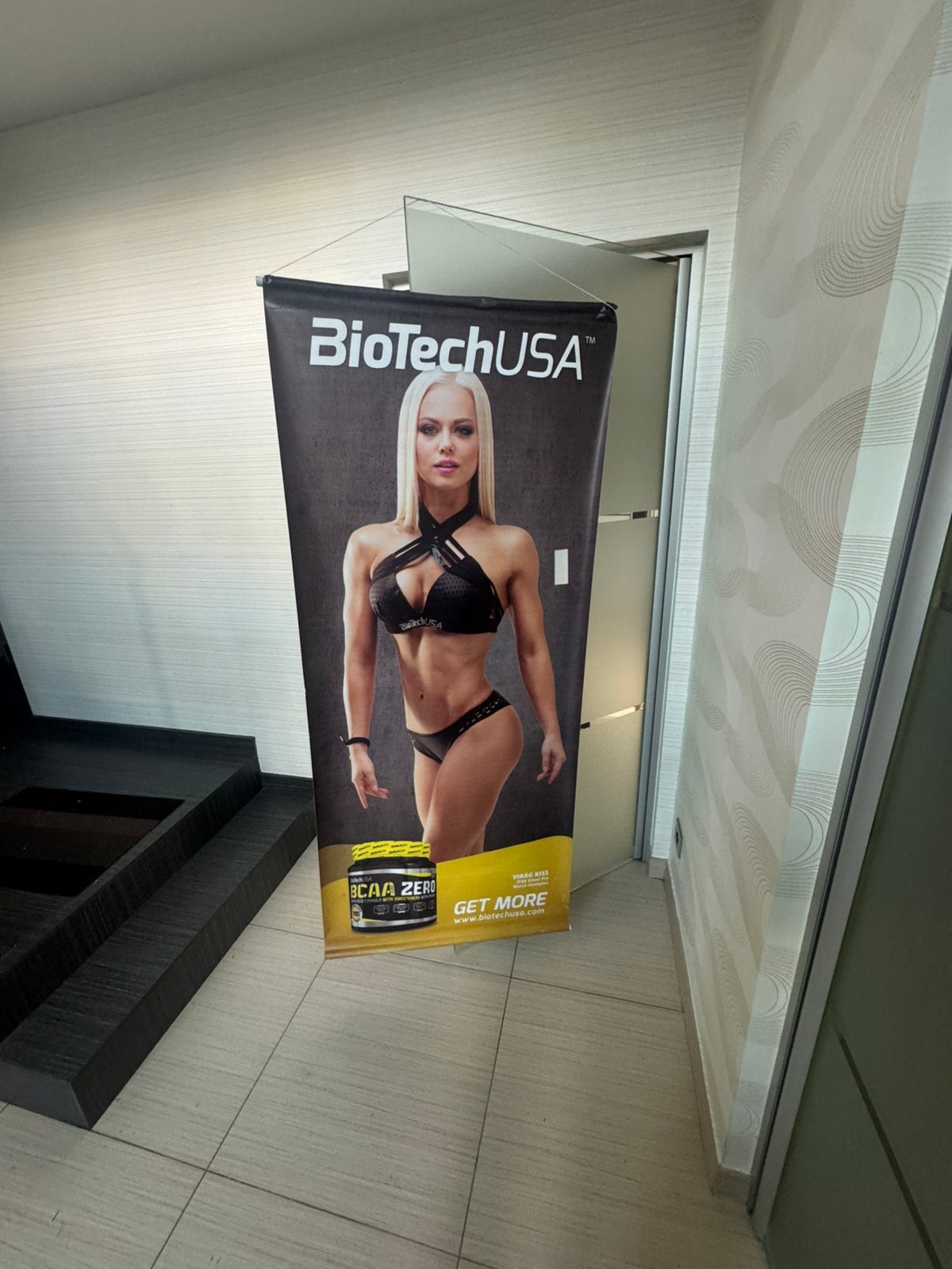 Professionele BioTechUSA Reclamebanner (X-Banner), Articles professionnels, Enlèvement ou Envoi