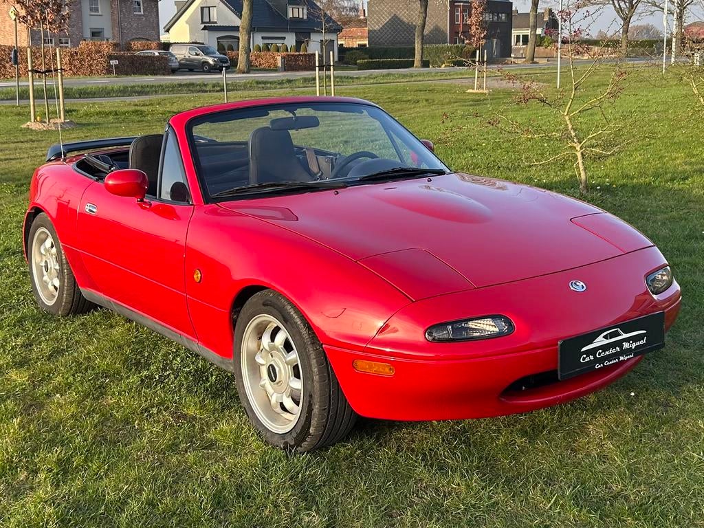 Mazda MX5 NA 1.6i, Zwart, 4 cilinders, Cabriolet, Bedrijf