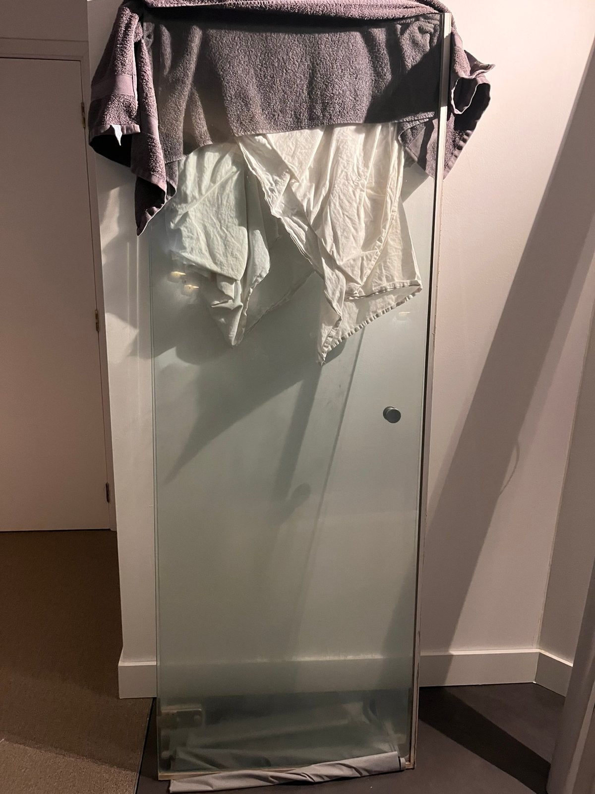 Douchedeur en wand, Doe-het-zelf en Bouw, Ophalen, Gebruikt, Minder dan 80 cm, 160 cm of meer