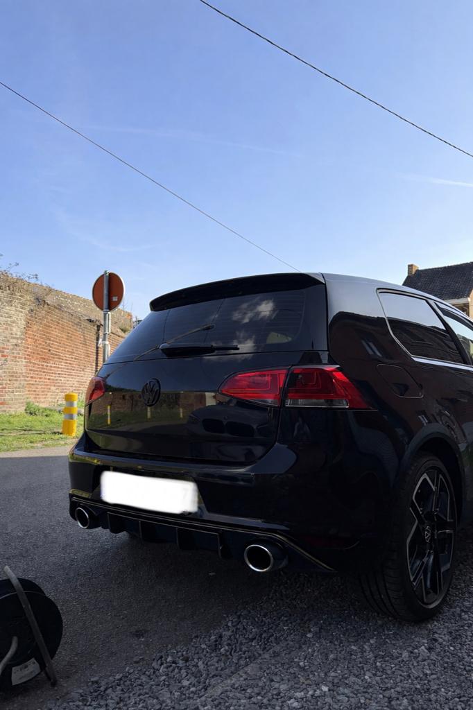 Diffuseur Arrière Golf 7 TCR + Doubles Fausses Sorties, Autos : Pièces & Accessoires, Systèmes d'échappement, Enlèvement ou Envoi