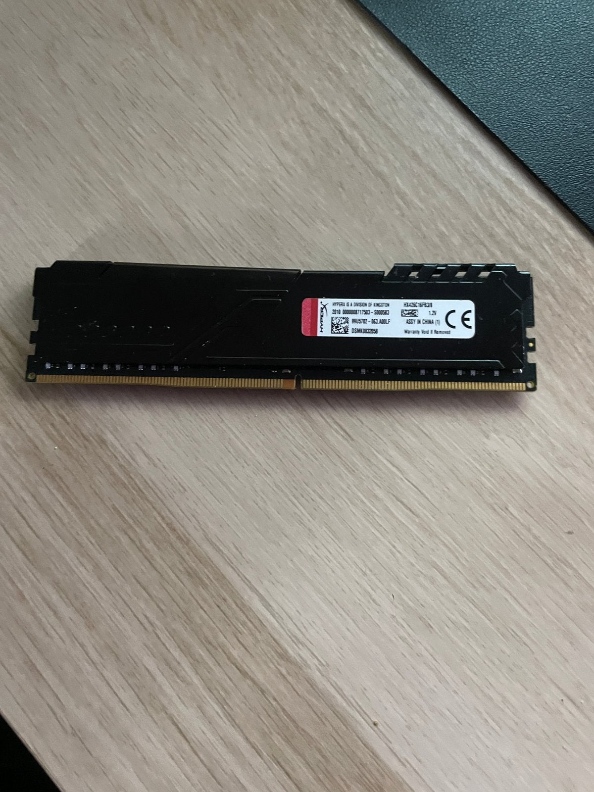 Hyperx fury 8 gb ram, Computers en Software, RAM geheugen, Ophalen, DDR4, 8 GB, Zo goed als nieuw