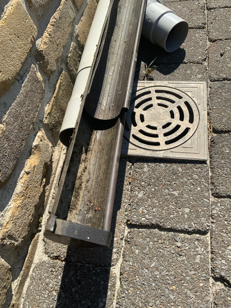 Dakgoot, Ophalen, PVC, Dakgoot