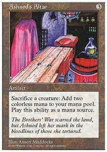 Ashnod's Altar - CHR - MTG - TUSSEN GD EN EX, Hobby & Loisirs créatifs, Jeux de cartes à collectionner | Magic the Gathering, Enlèvement ou Envoi