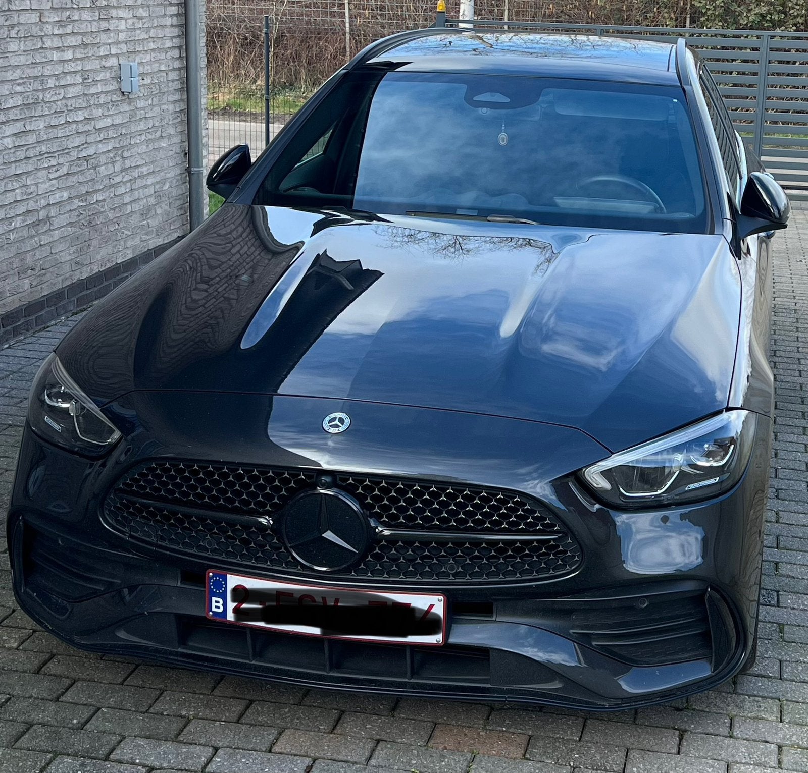 Mercedes C 300 e AMG Line, Autos, Cuir et Alcantara, Achat, Euro 6, Noir