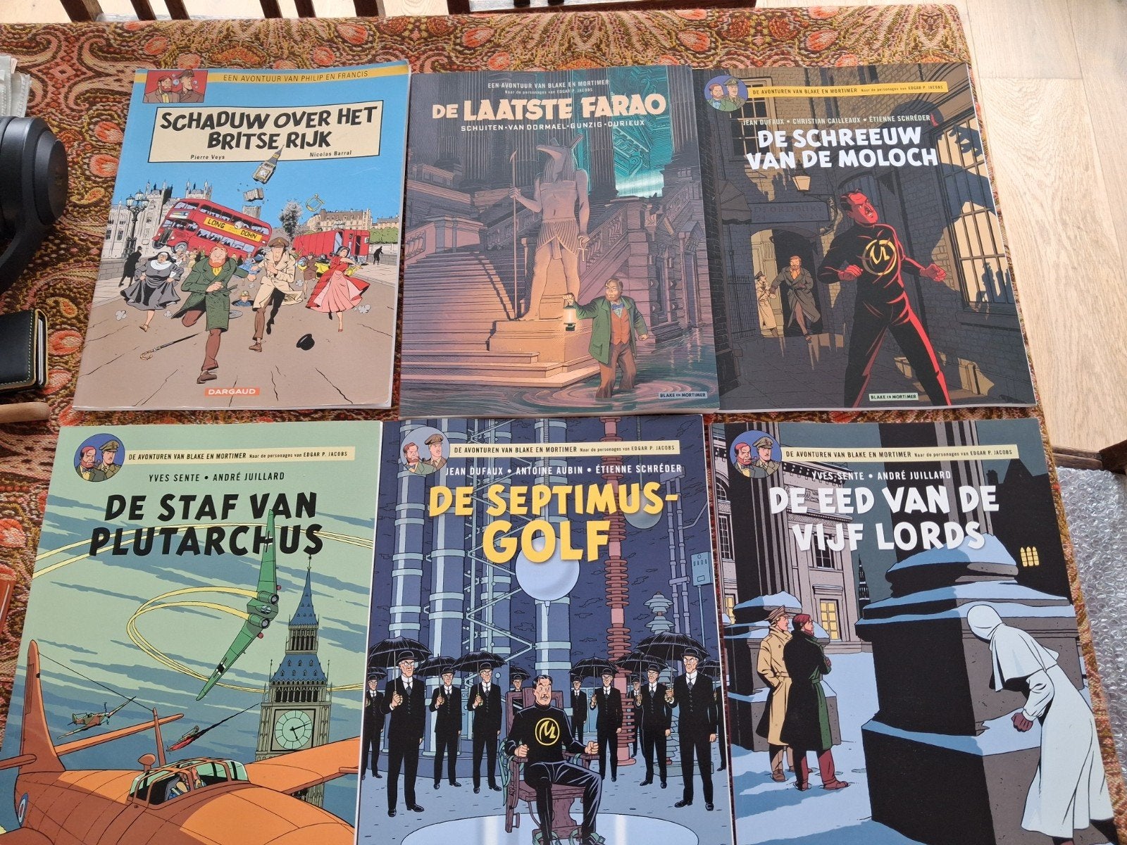 42 strips Blake & Mortimer, Boeken, Ophalen