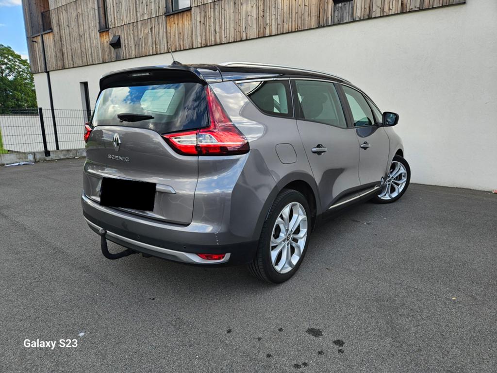 RENAULT GRAND SCENIC 1.2 i EURO 6B 7 ZITPLAATSEN 60.000 KM, Euro 6, Leder, Grand Scenic, Particulier