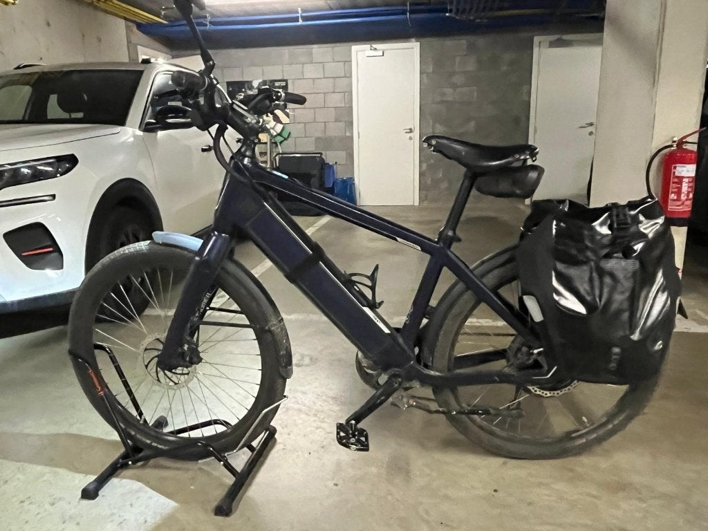 Electrische fiets heren, Vélos & Vélomoteurs, Autres marques, Vitesses, Enlèvement, Utilisé