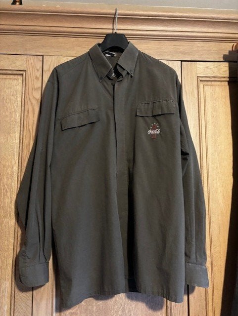 collector item - Coca cola hemd, Kleding | Heren, Ophalen, Zo goed als nieuw, Halswijdte 41/42 (L), Coca Cola