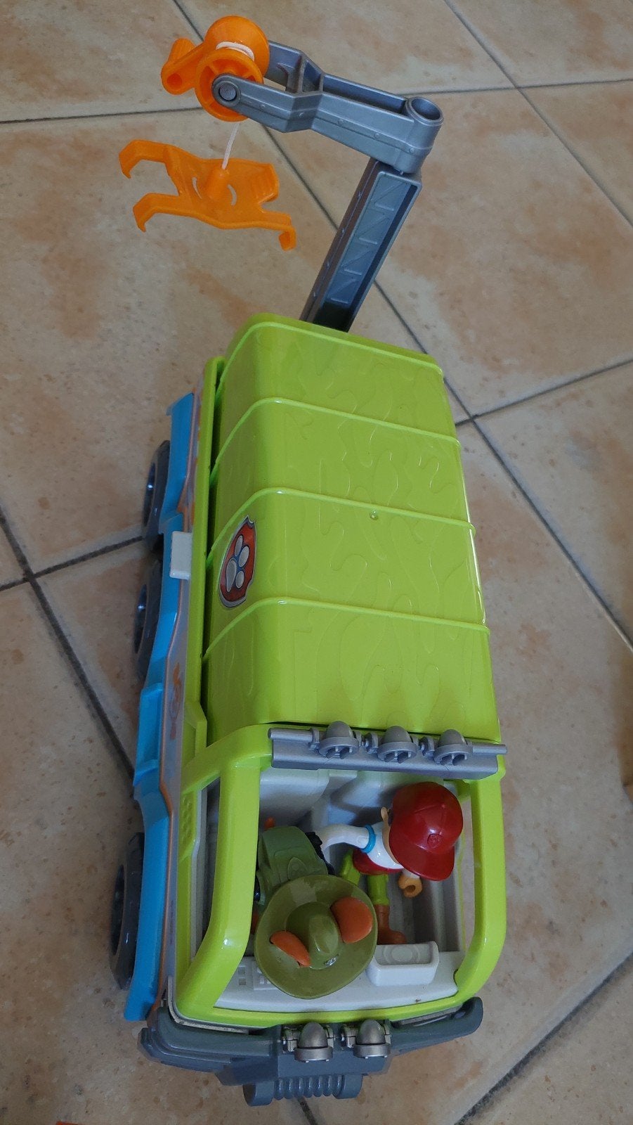 Paw Patrol Jungle Rescue truck + figuren Ryder Tracker, Kinderen en Baby's, Ophalen, Zo goed als nieuw
