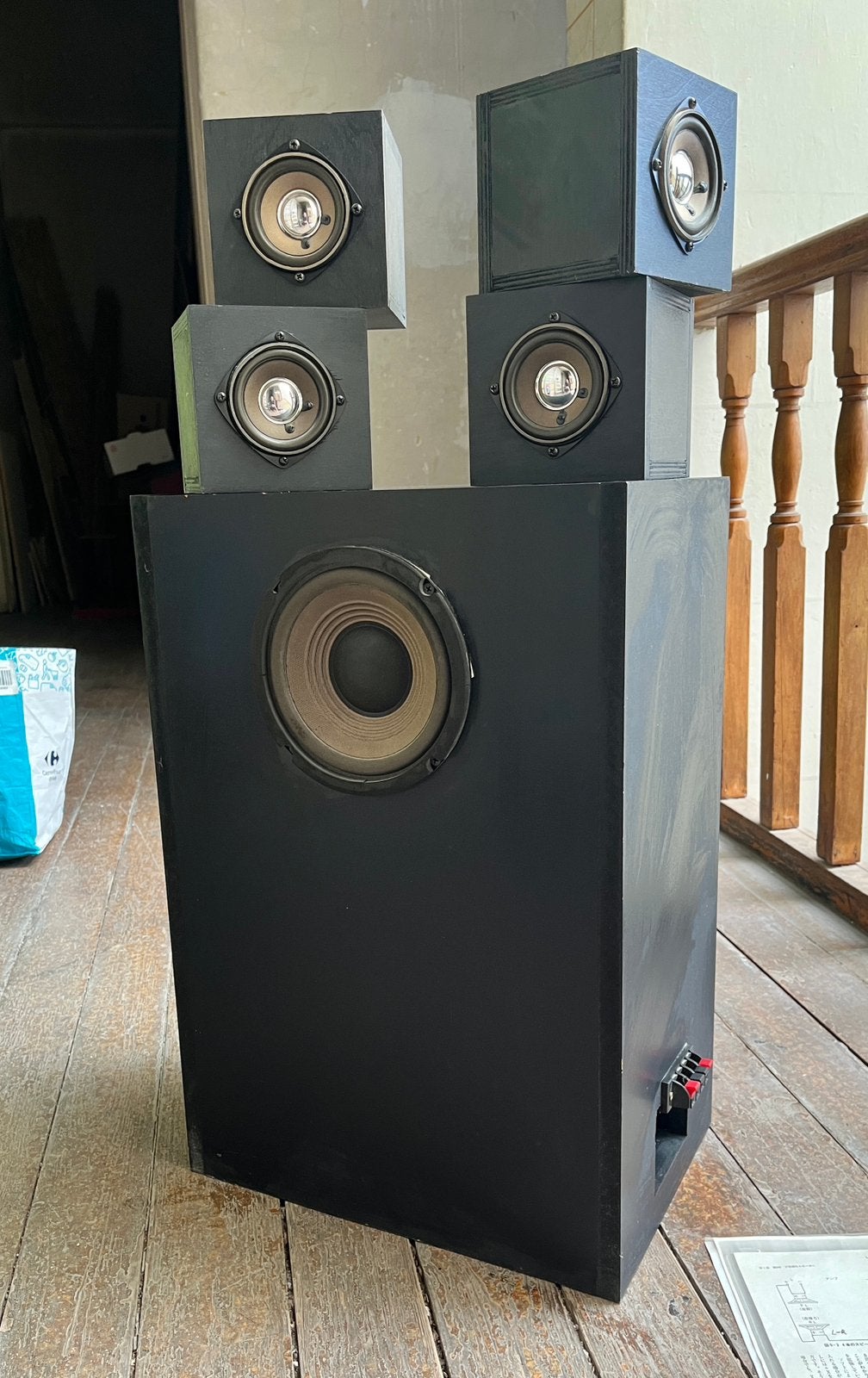 Hi-fi home cinema custom artisan, TV, Hi-fi & Vidéo, Autres marques, Enlèvement, Utilisé, Autres types