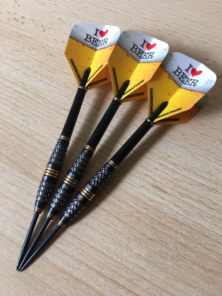 Winmau Aspria darts 21 gram, Enlèvement ou Envoi, Utilisé, Fléchettes