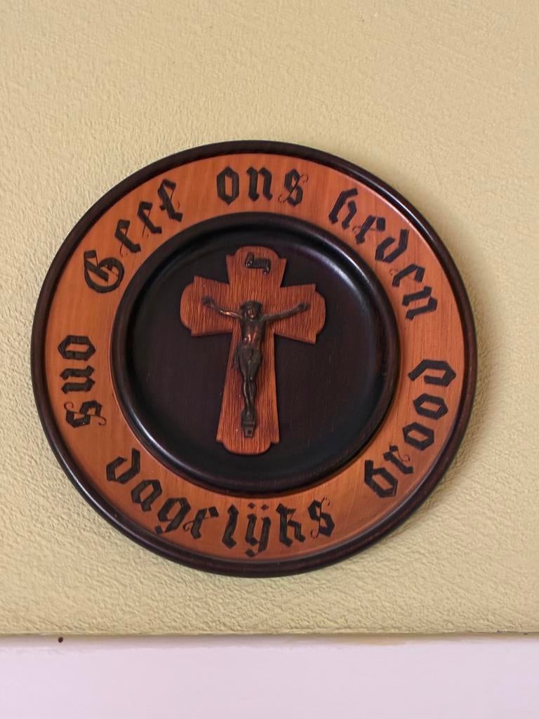 Vintage heilige spreuk, Ophalen