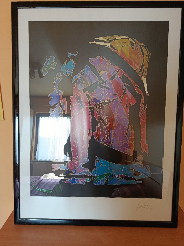 Tableau estampe encadrée, Antiquités & Art, Encadré, Enlèvement, Autres sujets, Lithographie