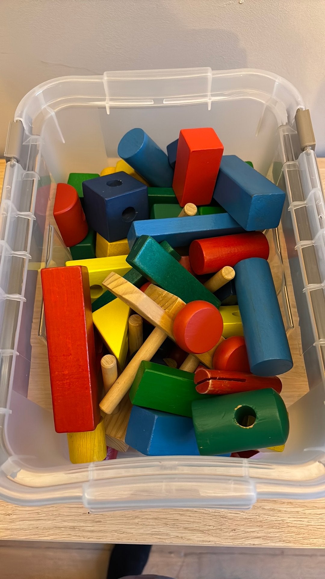 Houten blokken, Ophalen, Zo goed als nieuw