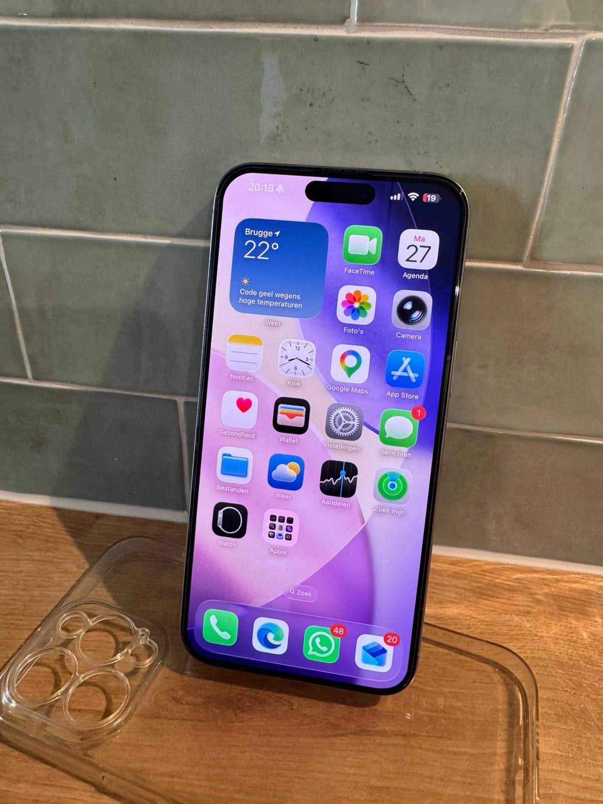 iPhone 15 Pro Max 256GB Natural Titanium, Télécoms, Téléphonie mobile | Apple iPhone, 256 GB, Enlèvement ou Envoi, IPhone 15 Pro Max