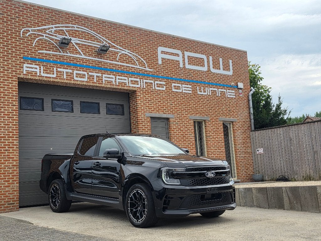 Ford Ranger MS-RT - 3.0 DIESEL V6 - Trekhaak 3.500 KG - 2025, Auto's, Automaat, 4 deurs, Parkeerassistent, Zwart