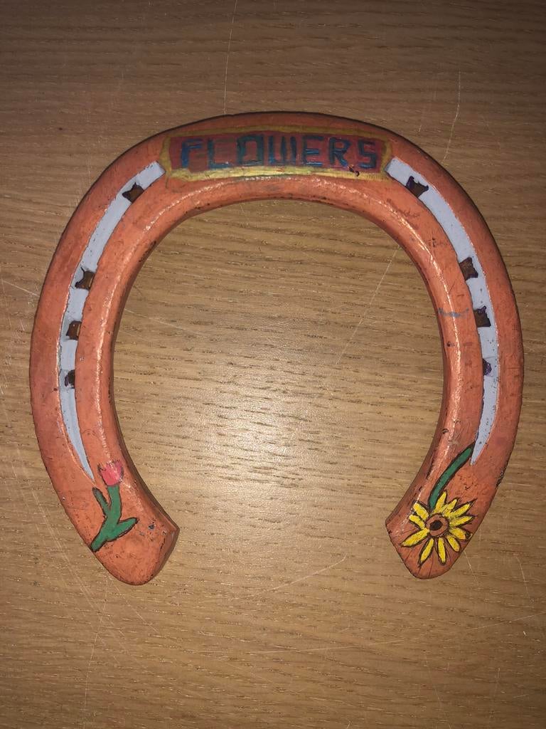 Hoefijzer (custom made), Neuf, Campagnard, Métal, Objet de décoration