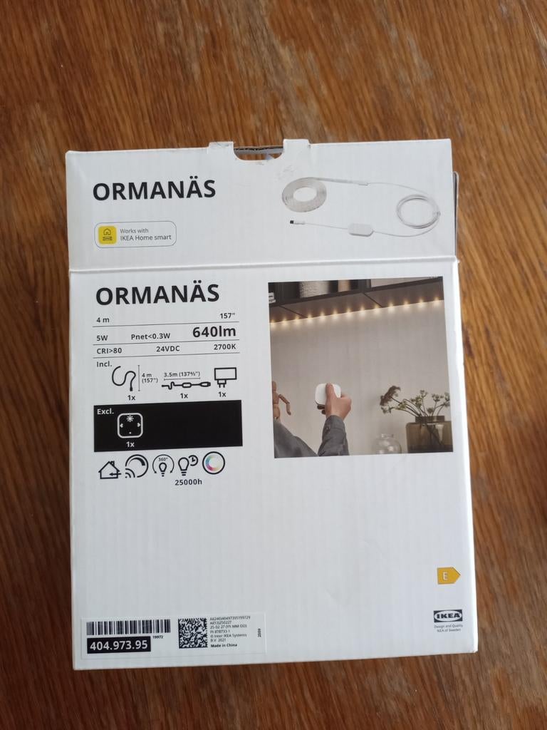 Bande lumineuse avec télécommande 4m, Enlèvement