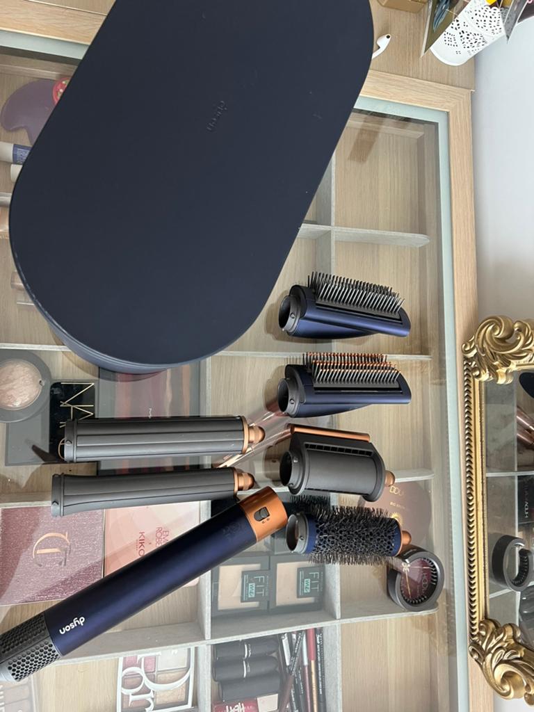Dyson airwrap complete long HS05- blauw/koper, Electroménager, Enlèvement, Comme neuf