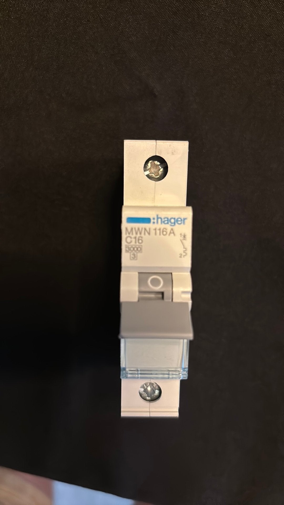Hager mwn116A, Ophalen, Nieuw, Hager