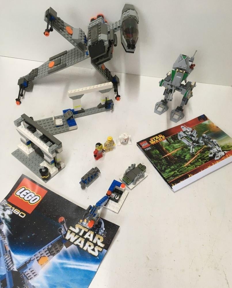 Lego Star Wars - Clone Scout Walker & B-wing 7180 7250, Gebruikt, Star Wars, Lego, Ophalen of Verzenden